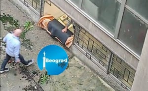 Foto: X / Radnici RTS-a ulaze kroz podrum