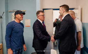 Foto: Vlada CG / Spajić u posjeti Kosteliću