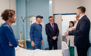 Foto: Vlada CG / Spajić u posjeti Kosteliću