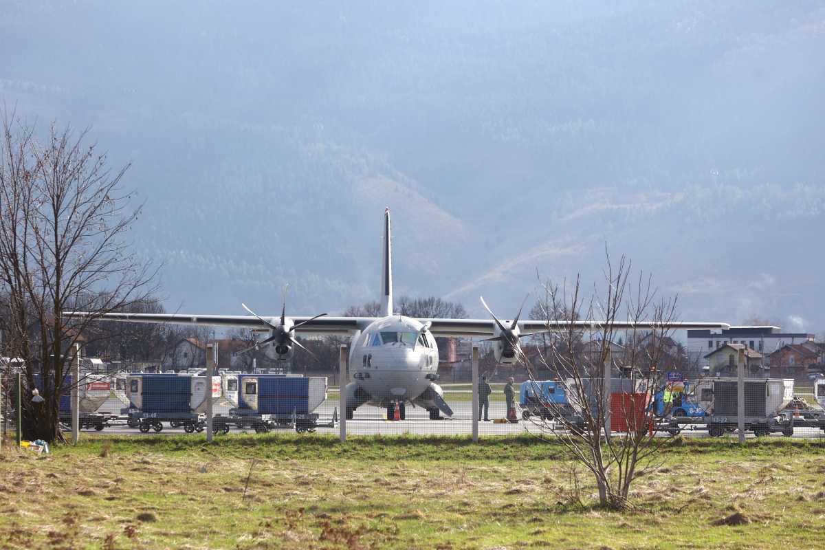 EUFOR-ovi avioni na sarajevskom aerodromu
