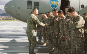 Foto: EUFOR / Prvi vojnici iz rezervnog sastava EUFOR-a stigli na aerodrom u Sarajevu