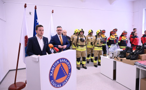 Foto: N.G./Radiosarajevo.ba / Primopredaja opreme za GSS i PVB KS