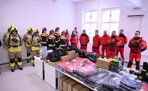 Foto: N.G./Radiosarajevo.ba / Primopredaja opreme za GSS i PVB KS