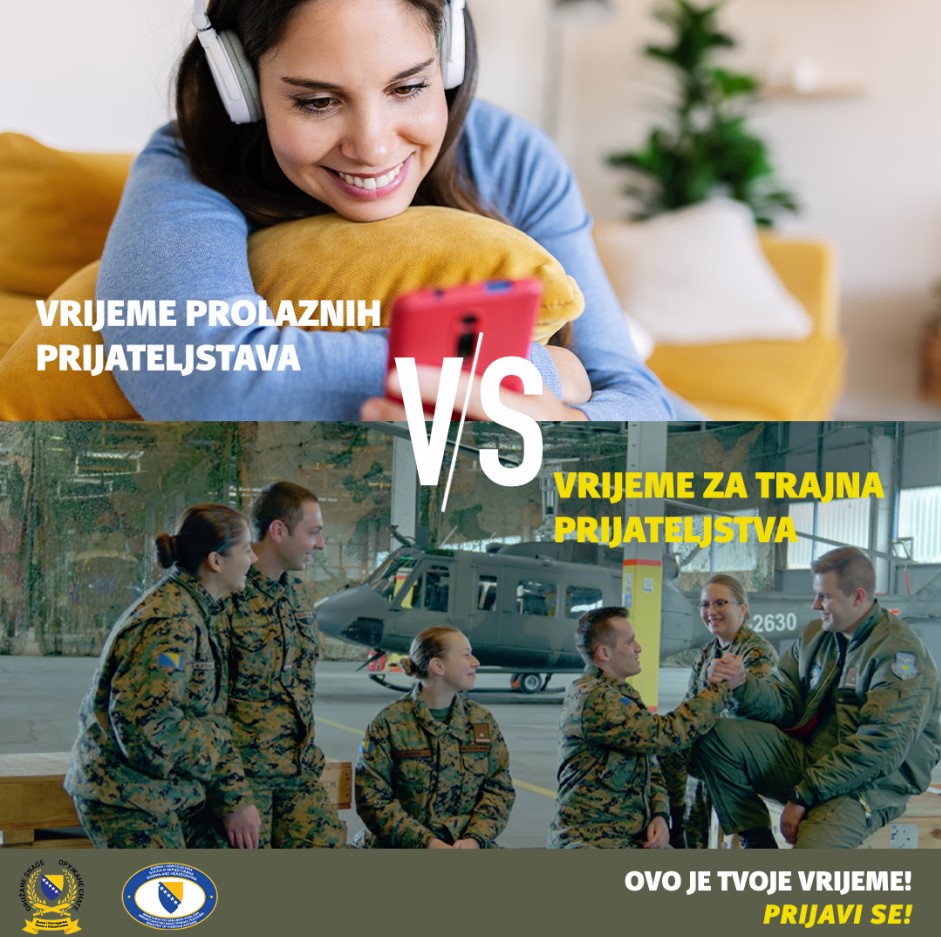 Konkurs za Oružane snage BiH