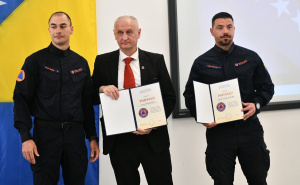 Foto: A.K./Radiosarajevo.ba / Dodjela priznanja Civilne zaštite