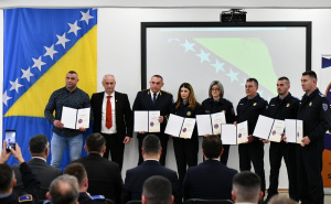 Foto: A.K./Radiosarajevo.ba / Dodjela priznanja Civilne zaštite