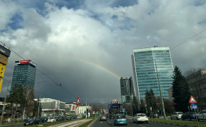 FOTO: Radiosarajevo.ba / Duga iznad Sarajeva