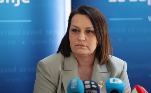 Foto: N. G. / Radiosarajevo.ba / Press konferencija Federalnog zavoda za zapošljavanje
