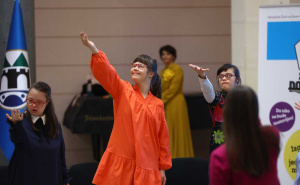 Foto: Dž.K. / Radiosarajevo.ba / Obilježen Svjetski dan osoba sa Down sindromom u Vijećnici