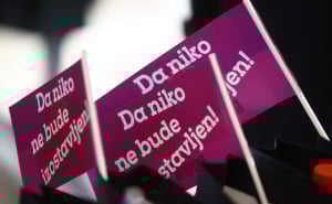 Foto: Dž.K. / Radiosarajevo.ba / Obilježen Svjetski dan osoba sa Down sindromom u Vijećnici