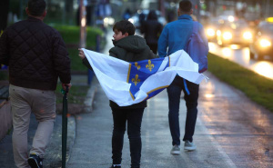 Foto: Dž. K. / Radiosarajevo.ba / Navijači BiH na ulicama Zenice