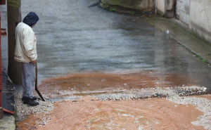 Foto: Dž. K. / Radiosarajevo.ba / Poplavila ulica Komatin