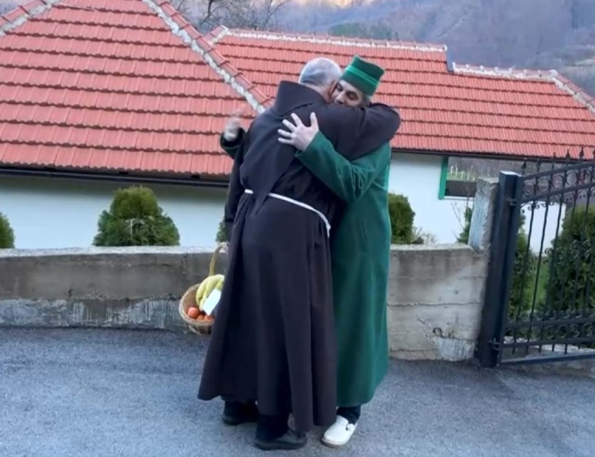 Fra Mirko Majdandžić i derviš Salem Šehović