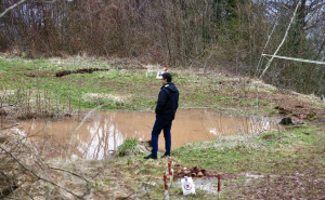 Foto: Grad Sarajevo / Gradonačelnik Puharić obišao klizište na lokalitetu Curine njive