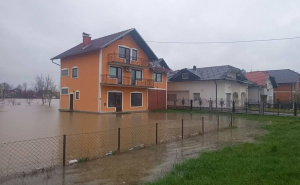 Foto: Bhmeteo.ba / Poplave u Sanskom Mostu