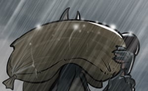 Foto: Midhat Kapetanović / Vučko nosi vreću sa pijeskom