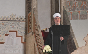 Foto: N.G / Radiosarajevo.ba / Bajram-namaz u Gazi-husref Begovoj džamiji, Sarajevo