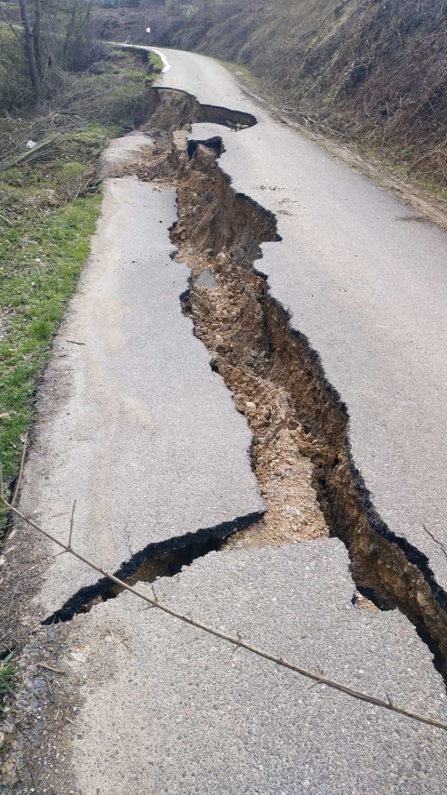 Klizište u selu Gornja Krćina