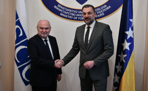 Foto: A.K./Radiosarajevo.ba / Elmedin Konaković i Feridun H. Sinirlioglu