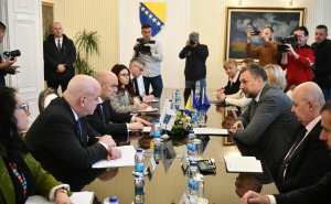 Foto: A.K./Radiosarajevo.ba / Sastanak Elmedina Konakovića i Generalnog sekretara OSCE-a