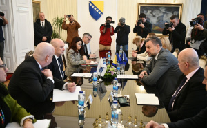 Foto: A.K./Radiosarajevo.ba / Sastanak Elmedina Konakovića i Generalnog sekretara OSCE-a