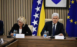 Foto: A. K. / Radiosarajevo.ba / Sastanak Trojke, HDZ BiH i opozicije iz RS