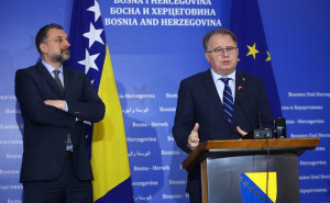Foto: Dž. K. / Radiosarajevo.ba / Elmedin Konaković i Nermin Nikšić