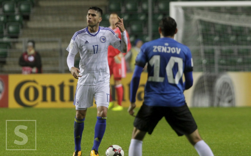 Ervin Zukanović u dresu reprezentacije BiH
