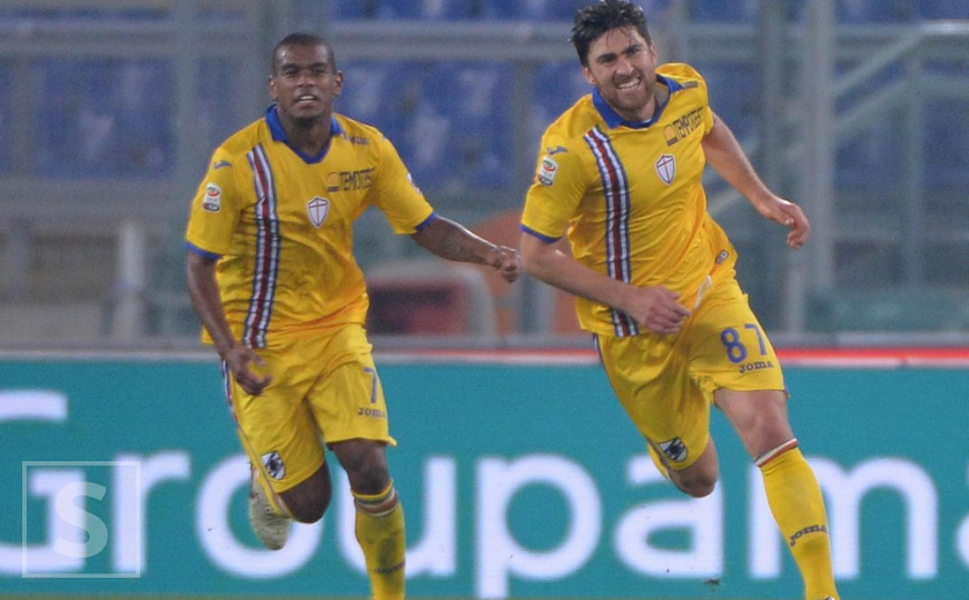 Ervin Zukanović dok je igrao za Sampdoriju