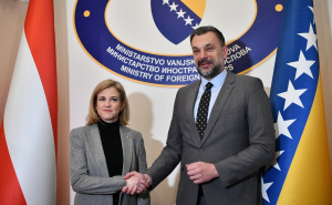 Foto: A.K./Radiosarajevo.ba / Konaković se sastao s austrijskom ministricom Beate Meinl-Reisinger