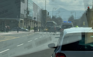 Foto: Čitatelj / Nesreća na Dobrinji