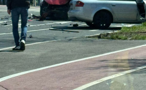 Foto: Čitatelj / Nesreća na Dobrinji