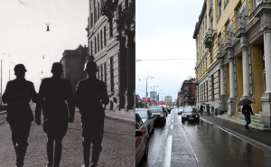 Foto: Historijski arhiv Sarajevo / Radiosarajevo.ba / Nakon okupacije Sarajeva u aprilu 1941. godine / Obala Kulina bana, april2025.