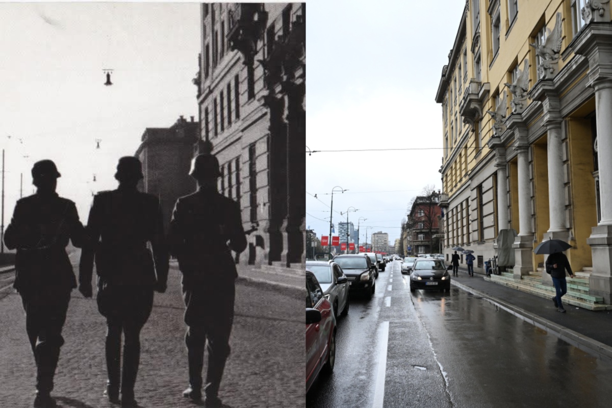 Nakon okupacije Sarajeva u aprilu 1941. godine / Obala Kulina bana, april2025.