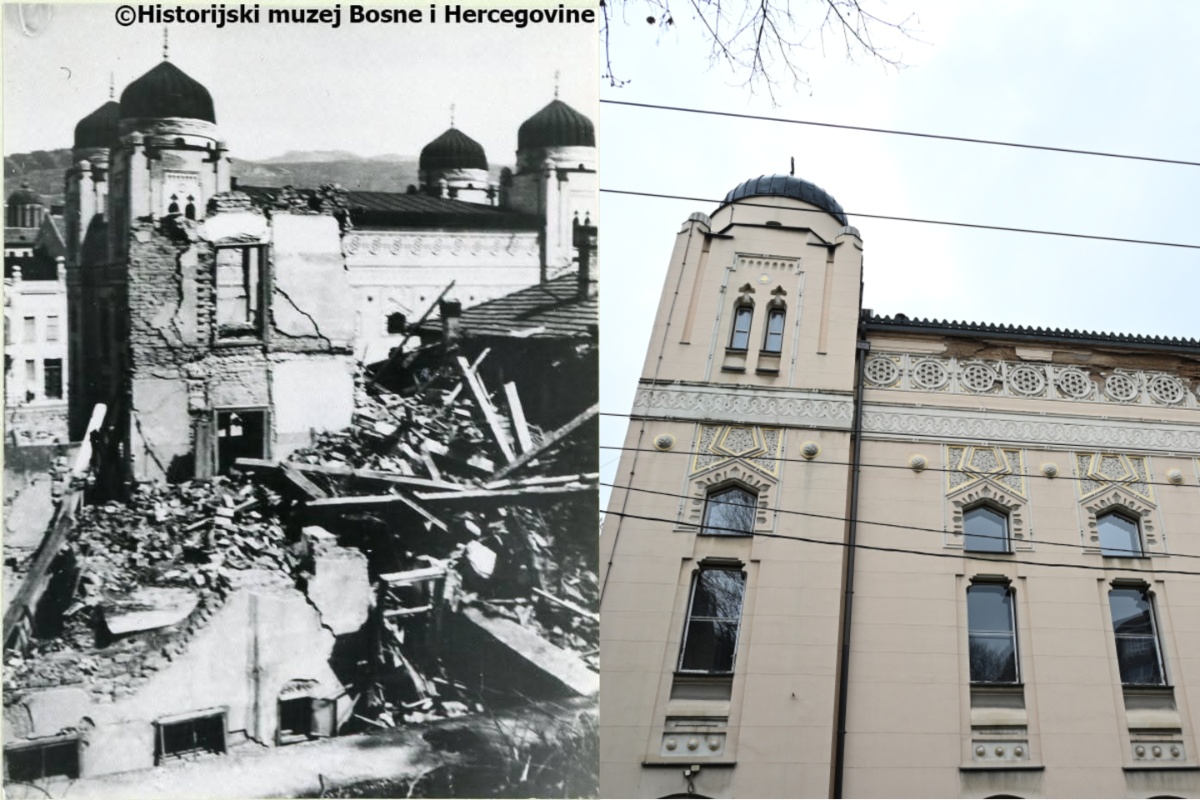 Posljedice aprilskog bombardiranja Sarajeva 1941. godine / Sarajevo, april 2025.