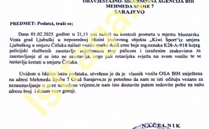 Foto: Istraga.ba / Službeni dopis