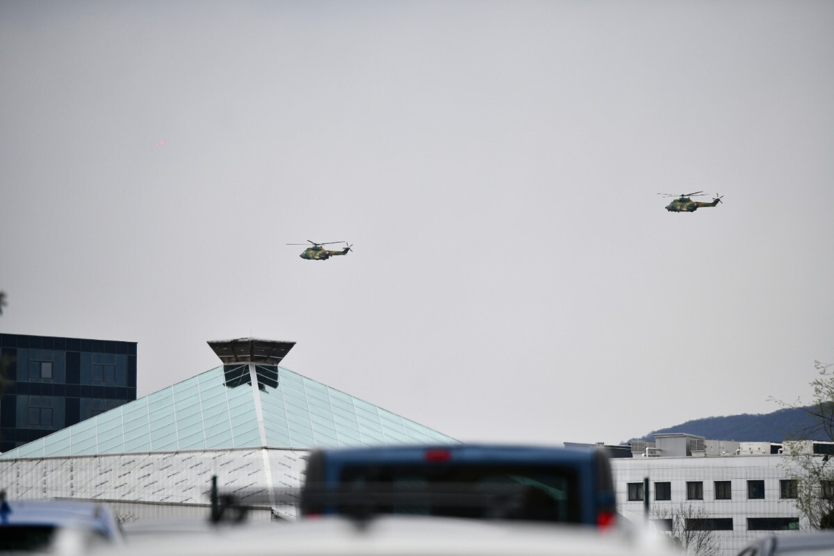 Helikopteri EUFOR-a iznad Sarajeva