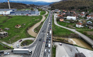 Foto: A. K. / Radiosarajevo.ba / Radovi na šinskom prelazu kod Blažuja