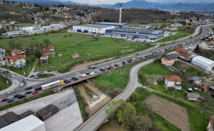 Foto: A. K. / Radiosarajevo.ba / Radovi na šinskom prelazu kod Blažuja