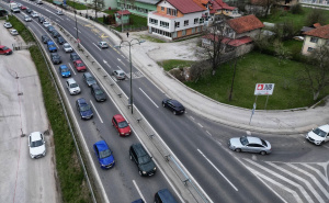 Foto: A. K. / Radiosarajevo.ba / Radovi na šinskom prelazu kod Blažuja