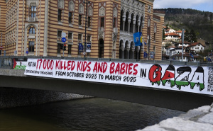 Foto: AA / Sarajevo u znaku podrške ubijenoj djeci Gaze