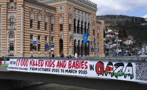 Foto: AA / Sarajevo u znaku podrške ubijenoj djeci Gaze