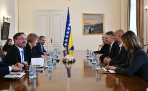 Foto: A.K./Radiosarajevo.ba / Željko Komšić i ambasadori država prijatelja Zapadnog Balkana