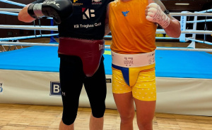 Foto: Instagram / Sanel Hasanović i Oleksandr Usyk