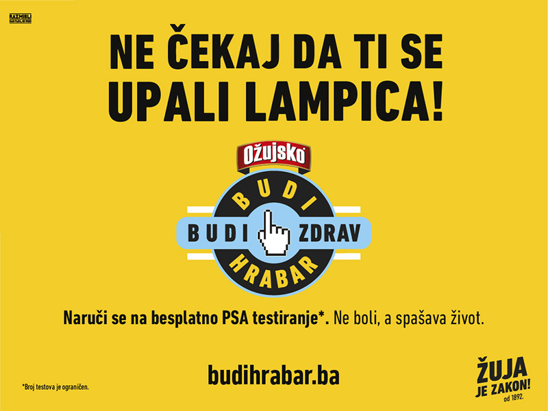 Poster kampanje 'Budi hrabar, budi zdrav