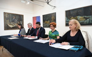 Foto: N.G./Radiosarajevo.ba / Potpisivanje ugovora o sufinansiranju kulturnih institucija