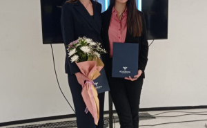 Foto: Press / Dobitnice stipendije 'Dr. Alma Suljić' i 'Dr. Azra Spahić'