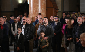 Foto: N. G. / Radiosarajevo.ba / Vaskršnja liturgija u Sabornoj crkvi