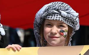 Foto: N. G. / Radiosarajevo.ba / Protestna šetnja za Palestinu u Sarajevu