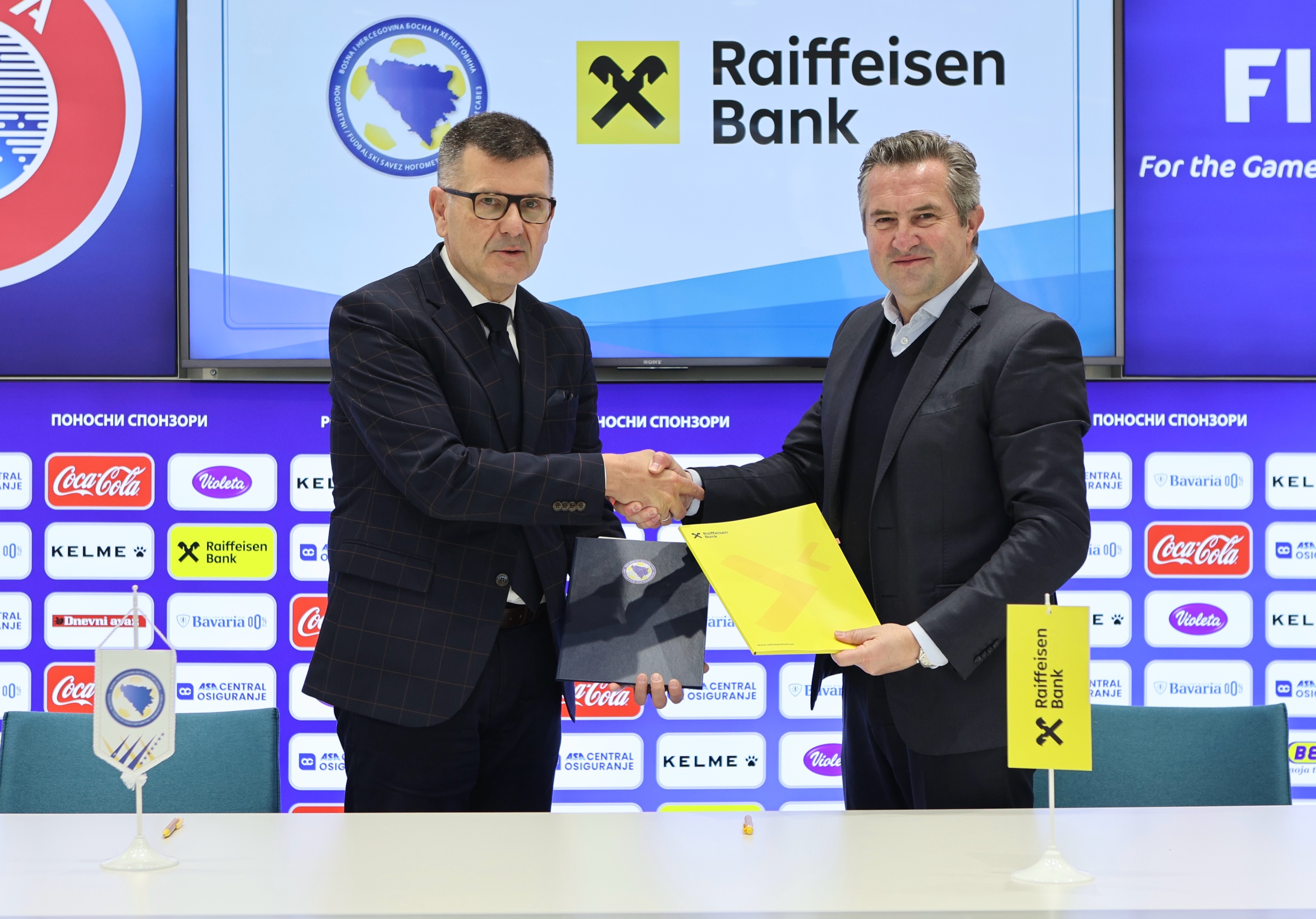 Raiffeisen banka novi ponosni sponzor Nogometnog saveza BiH